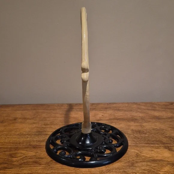 ENAMEL COATED CAST IRON Banana Hanger Stand - Picture 5 of 13